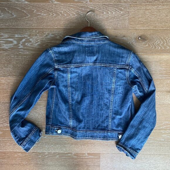 Cherokee Distressed Denim Jacket | Blue | L - Picture 4 of 7